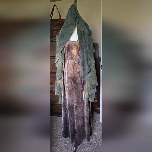 Sinew Moon Strange Shadows Cardigan Gaia Hemp Thermal - Picture 9 of 9